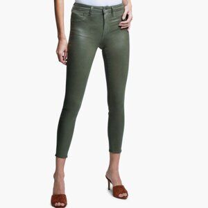 Margot Green Coated Skinny Jean